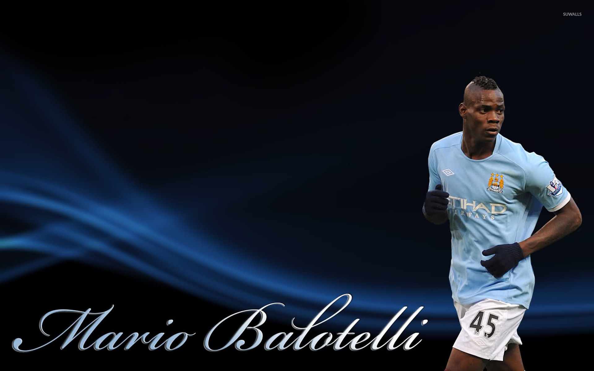 Mario Balotelli, back view, Italy National Team, football, creative,  Balotelli, HD wallpaper | Peakpx