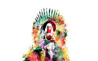 Daenerys on the Iron Throne wallpaper 1920x1200 jpg