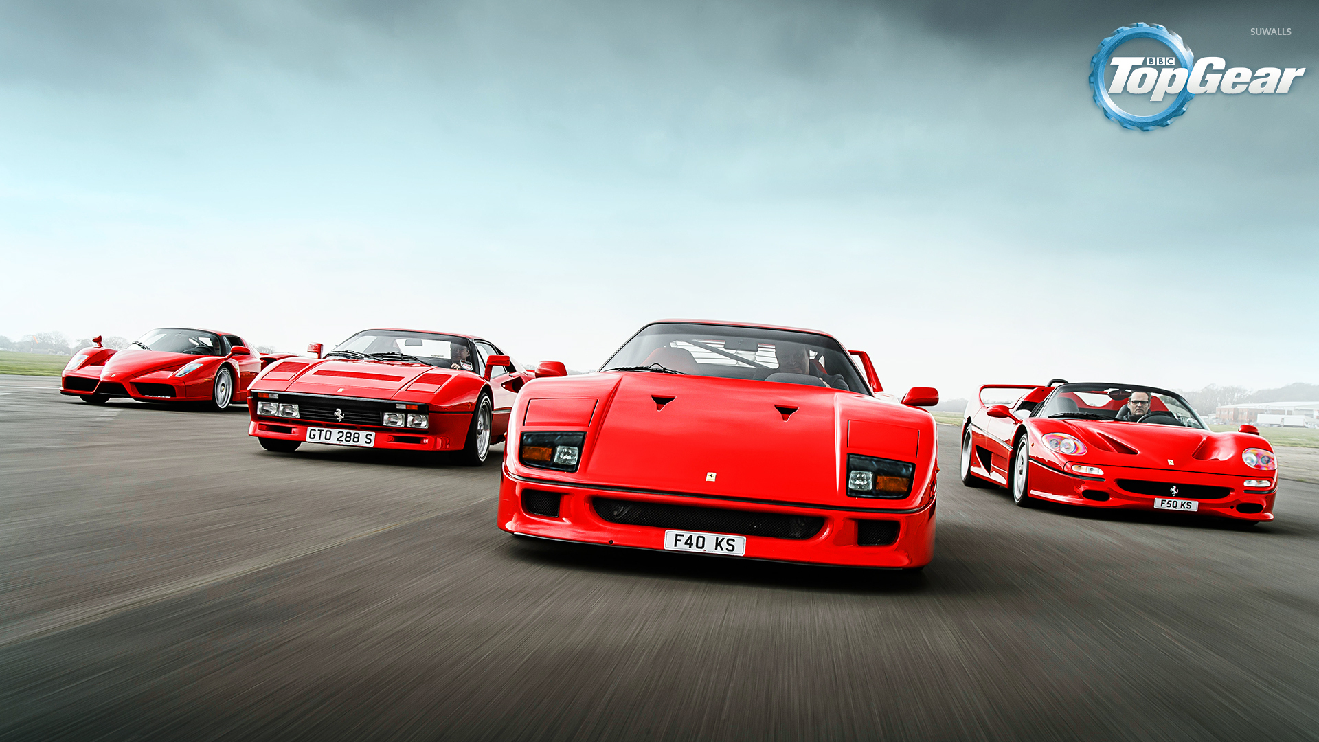 Ferraris in Top Gear wallpaper - TV Show wallpapers - #52857