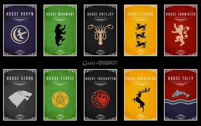 Game Of Thrones house crests wallpaper