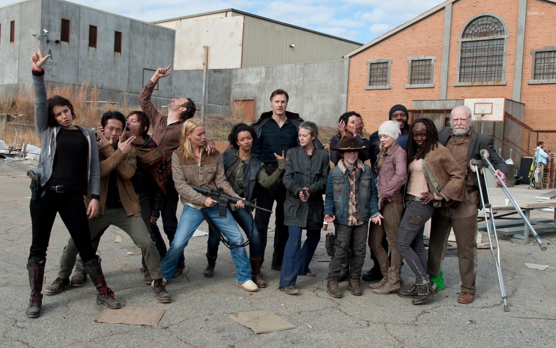 The Walking Dead cast wallpaper TV Show wallpapers 20443