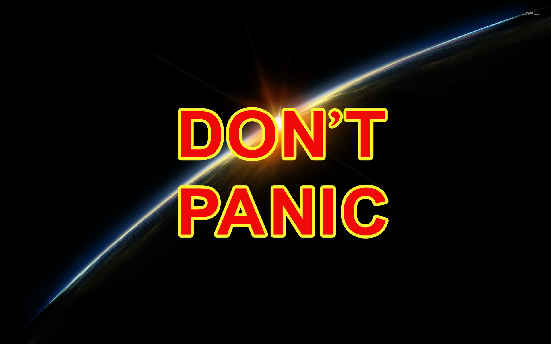 2. "Don't Panic" nail art tutorial - wide 3