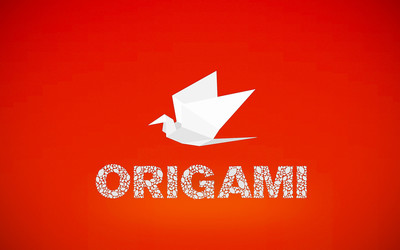 Origami wallpaper