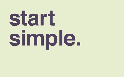 Start simple wallpaper