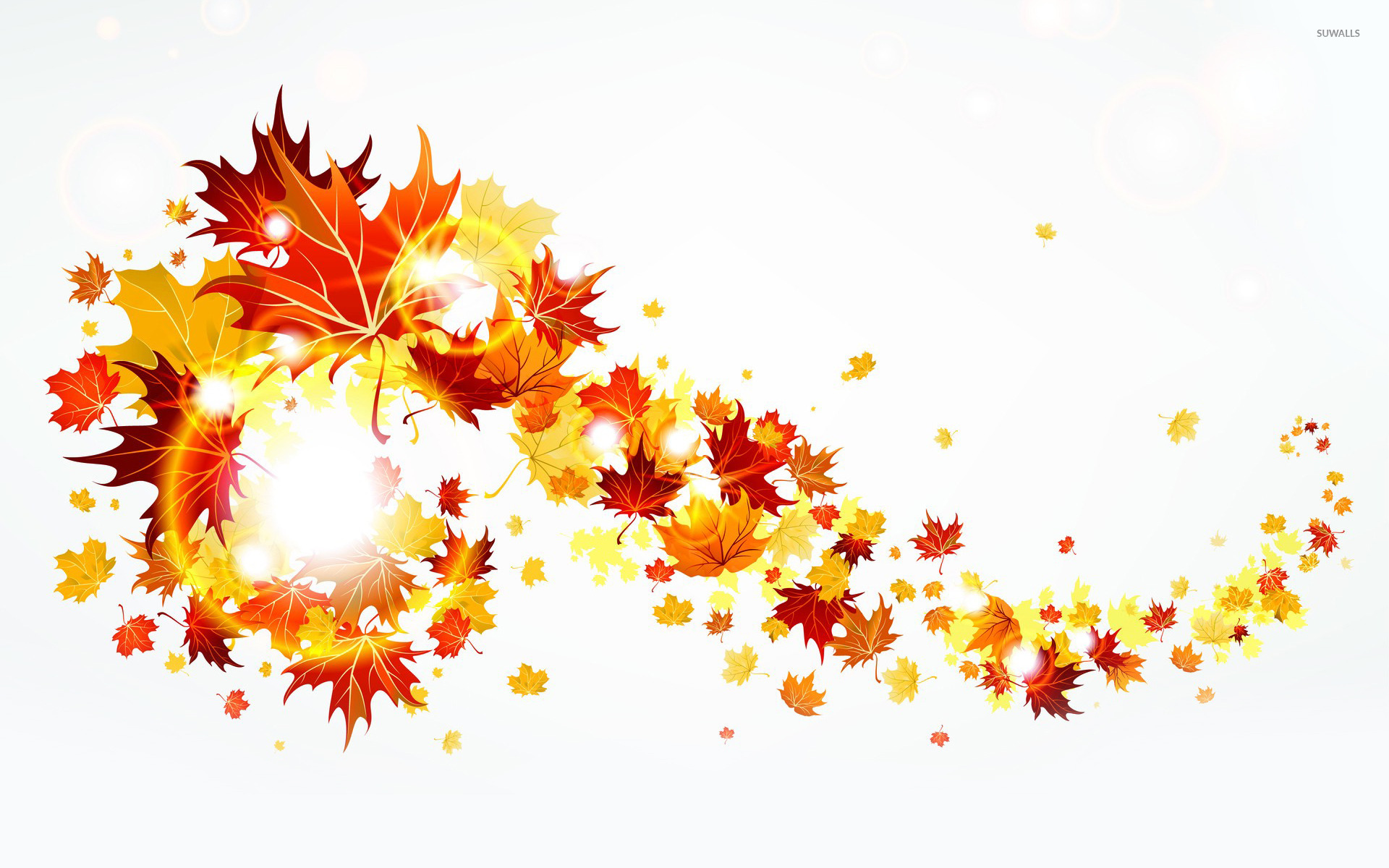Autumn leaves [2] wallpaper - Vector wallpapers - #20413