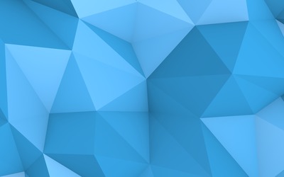 Blue polygon wallpaper