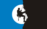Climber silhouette wallpaper 1920x1080 jpg