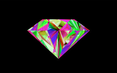 Colorful diamond wallpaper