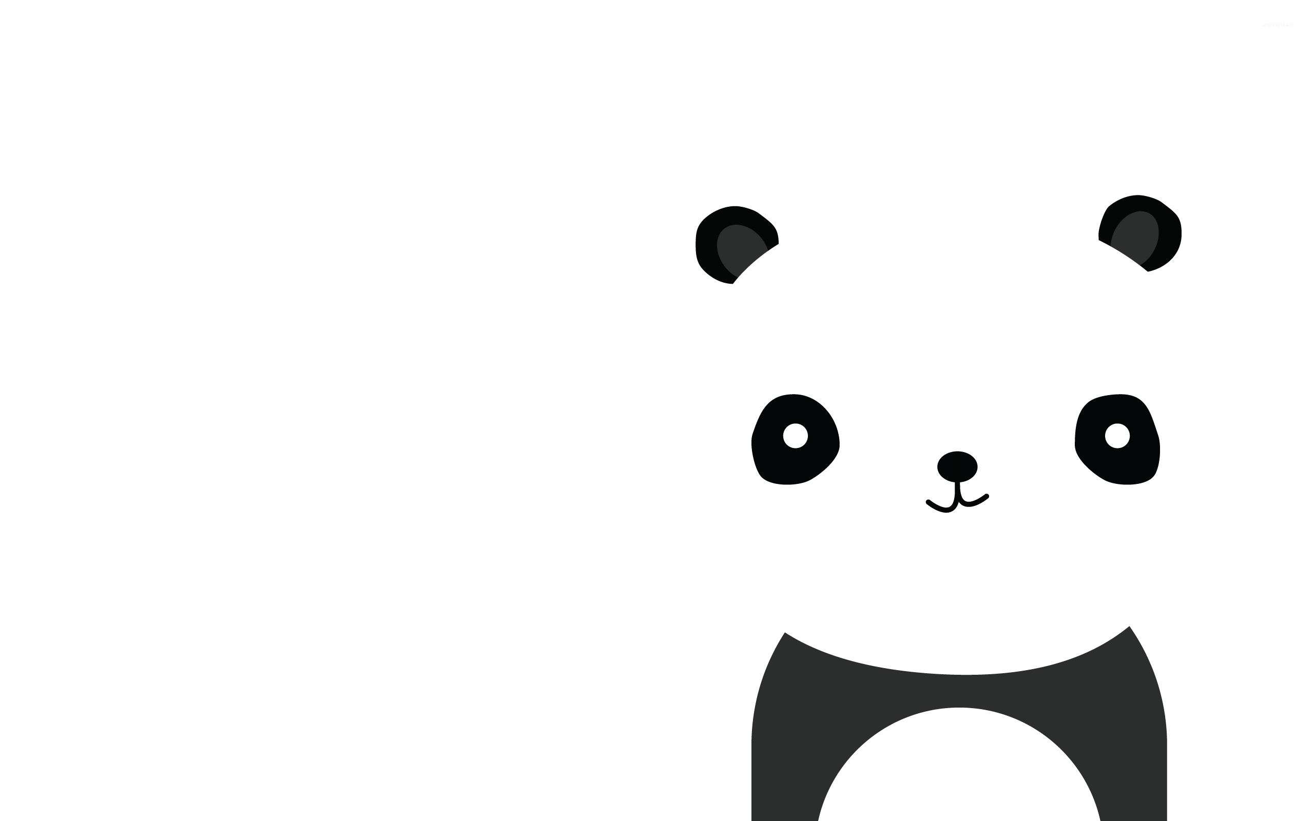 Download Adorable Kawaii Panda Wallpaper