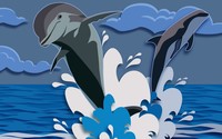 Dolphins [4] wallpaper 1920x1080 jpg