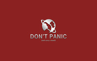 Don't panic and carry a towel wallpaper 2880x1800 jpg