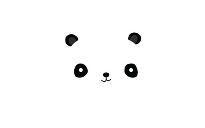 Panda face wallpaper