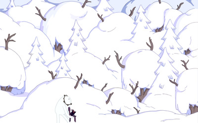 Snowy forest [2] wallpaper