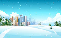 Winter landscape [8] wallpaper 1920x1080 jpg