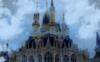 Cinderella Castle, Disneyland wallpaper 2560x1440 jpg