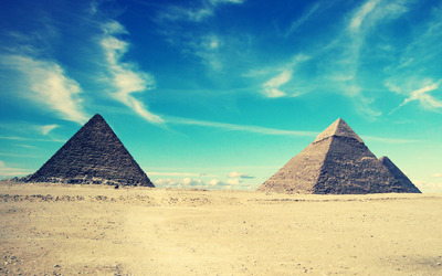 Egyptian pyramids wallpaper