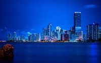 Miami night skyline wallpaper 2880x1800 jpg