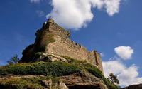 Old fortress wall on top of the hill wallpaper 2560x1600 jpg