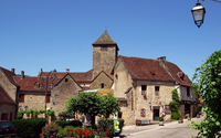 Old small town in France wallpaper 2560x1600 jpg