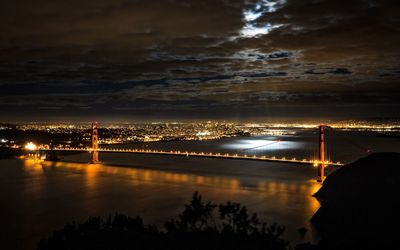 San Francisco at night wallpaper