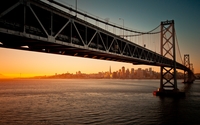 San Francisco - Oakland Bay Bridge wallpaper 2560x1600 jpg